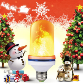 Decorative Lamp LED Flame Lamp E26 USB Emergency Fire Simulation Dynamic Flame Effect Bulb