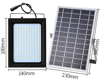 Annual 0 electricity fee solar flood light floodlight rural roof balcony garden street lighting