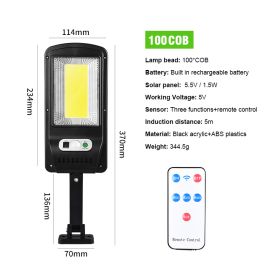 Solar Lamp Body Induction Remote Control Street Lamp