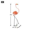 Accent Plus Walking Flamingo Metal Garden Decor