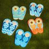 Accent Plus Cement Flip Flops Stepping Stone - Starfish