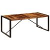 vidaXL Dining Table 78.7"x39.4"x29.5" Solid Sheesham Wood