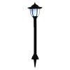 vidaXL Outdoor Solar Lamps 3 pcs LED Black