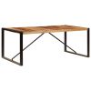 vidaXL Dining Table 78.7"x39.4"x29.5" Solid Sheesham Wood