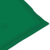 vidaXL Garden Chair Cushions 2 pcs Green 39.4"x19.7"x1.2"