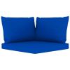 vidaXL Pallet Sofa Cushions 3 pcs Blue Fabric