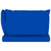 vidaXL Pallet Sofa Cushions 3 pcs Blue Fabric