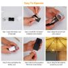 4Pcs 180Pcs Beads Firework Light Waterproof Battery Operated LED Copper Wire Fairy Lamps