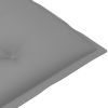 vidaXL Garden Chair Cushions 4 pcs Gray 47.2"x19.7"x2.8"