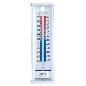 BIOS Weather TR614 Indoor/Outdoor Aluminum Tube Thermometer